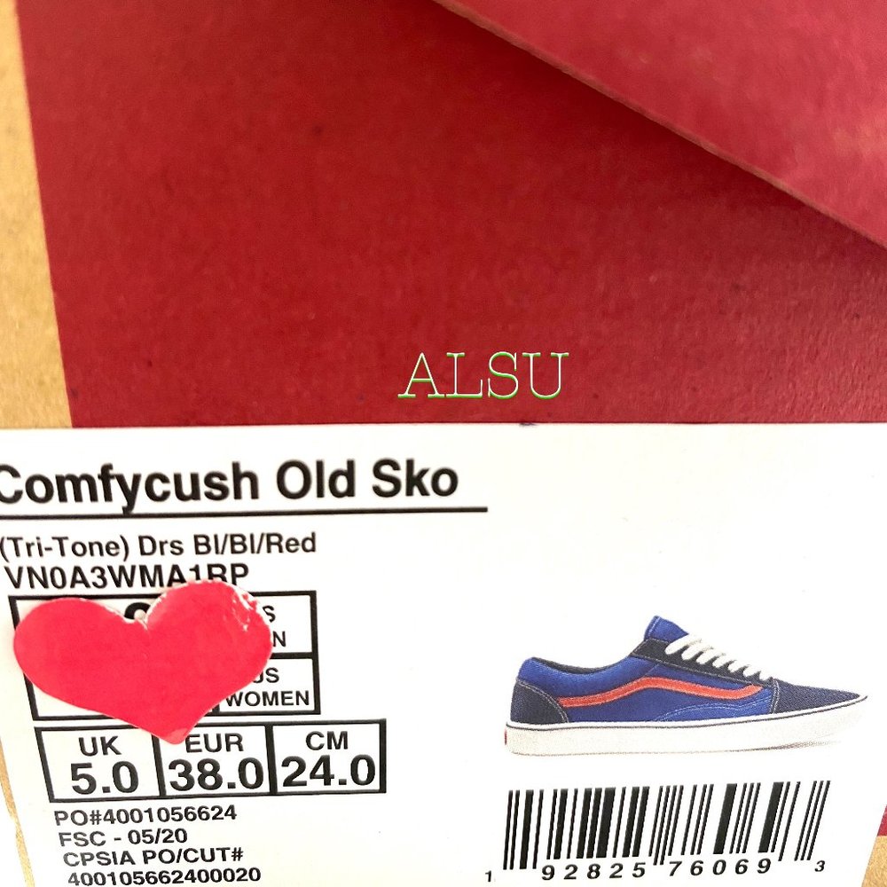 VANS Comfycush Old Skoll Tri-Tone Suede Canvas Men - Picture 9 of 9